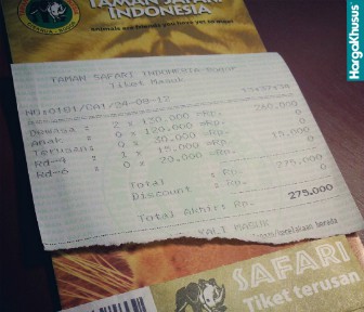Harga Tiket Taman Safari Harga Tiket Taman Safari