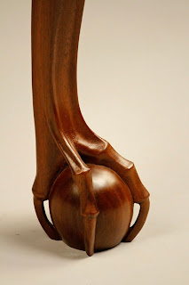 carved ball and claw foot Townsend Goddard