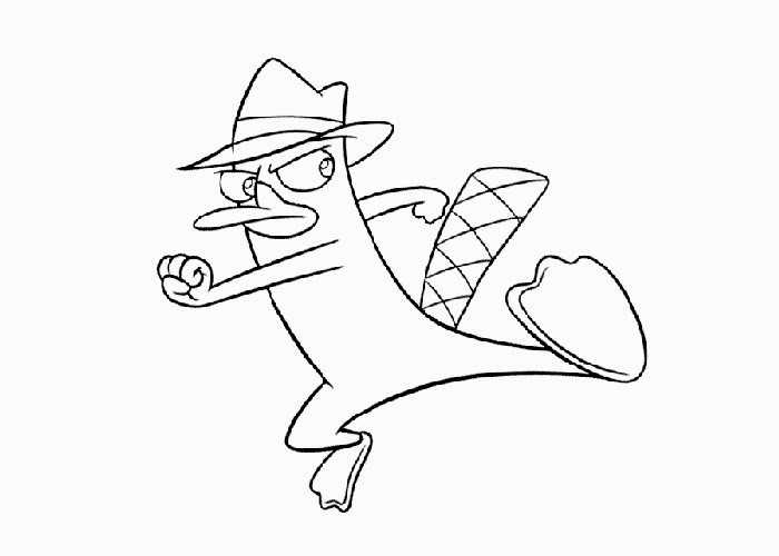 Agent P coloring pages | Free Coloring Pages and Coloring Books for Kids