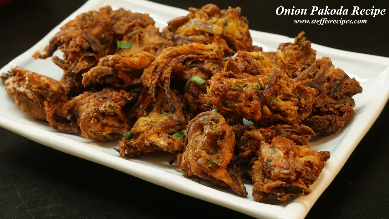 Onion Pakoda Recipe Steffi's Recipes