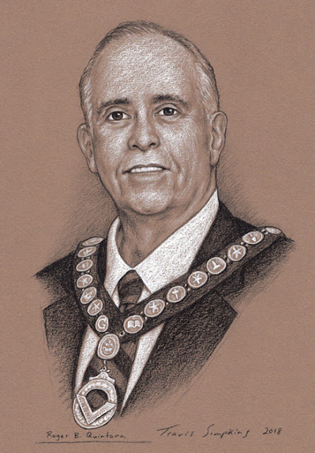 M.W. Roger Quintana. Past Grand Master. Grand Lodge of New Jersey. by Travis Simpkins