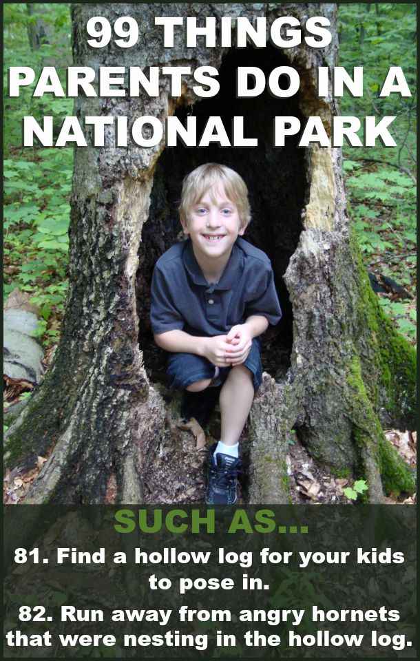 99 things parents are guaranteed to do in a National Park by Robyn Welling @RobynHTV