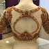 images of saree blouse neck design