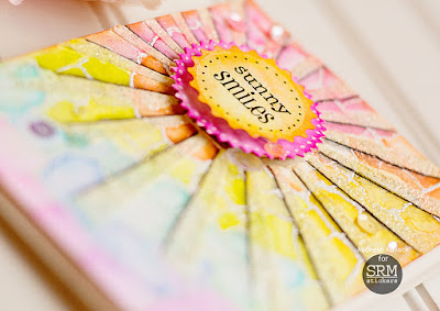Water Colors, Stencil, and Sticker! @SRM Created by Michele Kovack