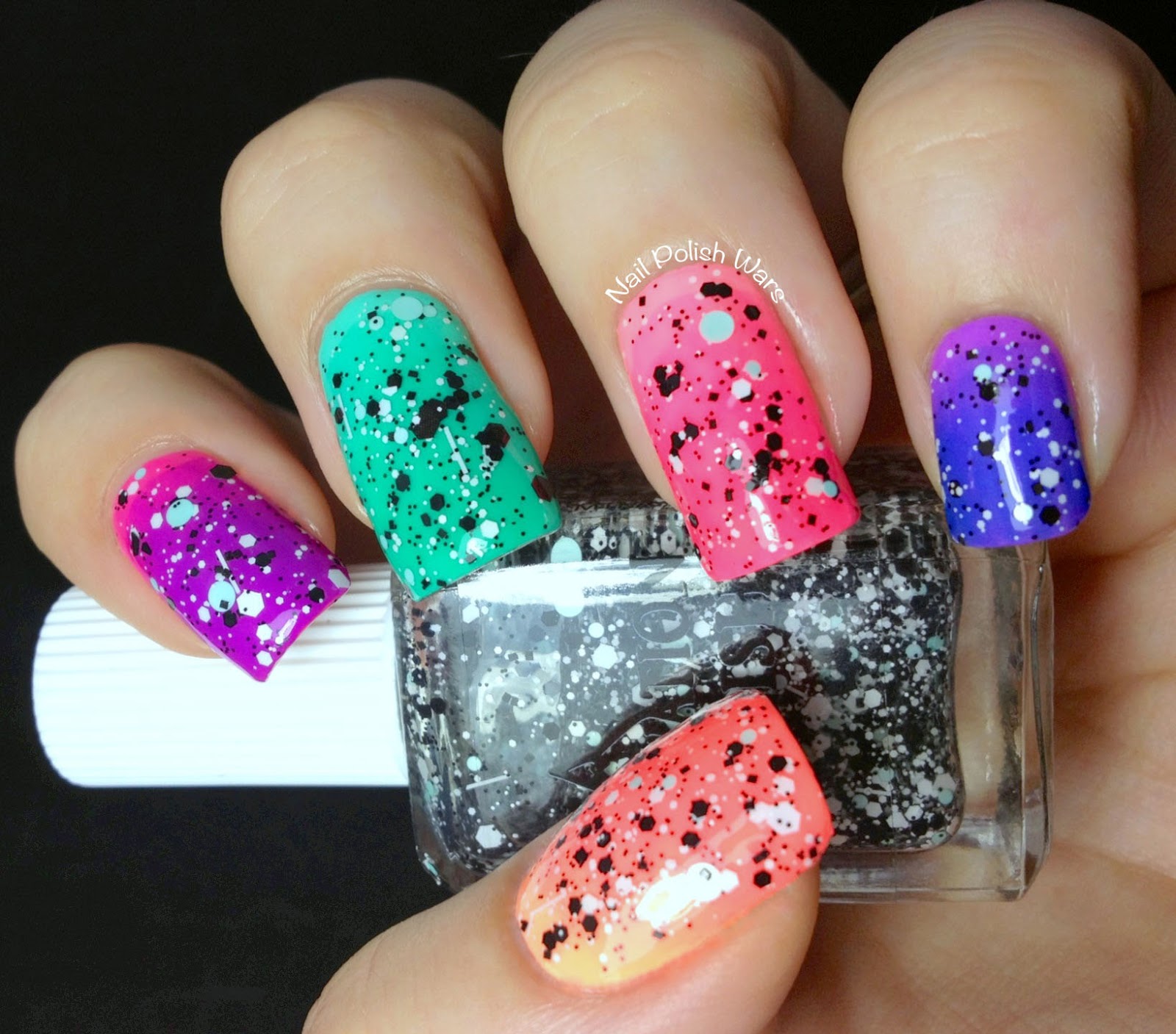 KellieGonzo: Guest Post by Nail Polish Wars: Sunsational Syrup Skittles