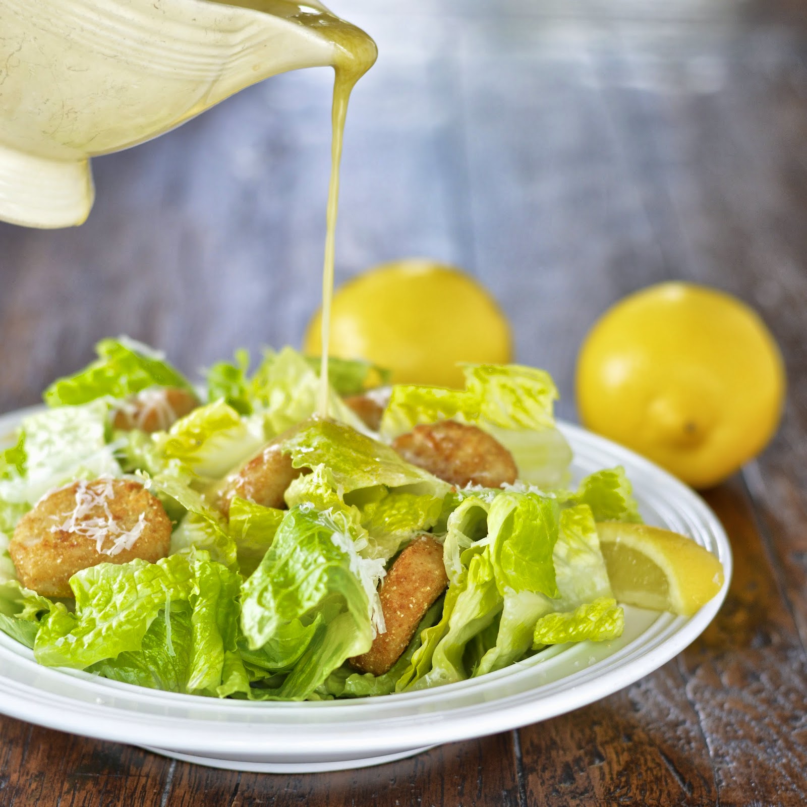 Easy Caesar Salad Dressing | Virtually Homemade: Easy Caesar Salad Dressing