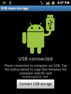 USB Mass Storage Mode SGY