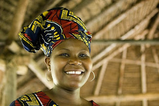 Smiling Shinyanga Tanzania woman photo
