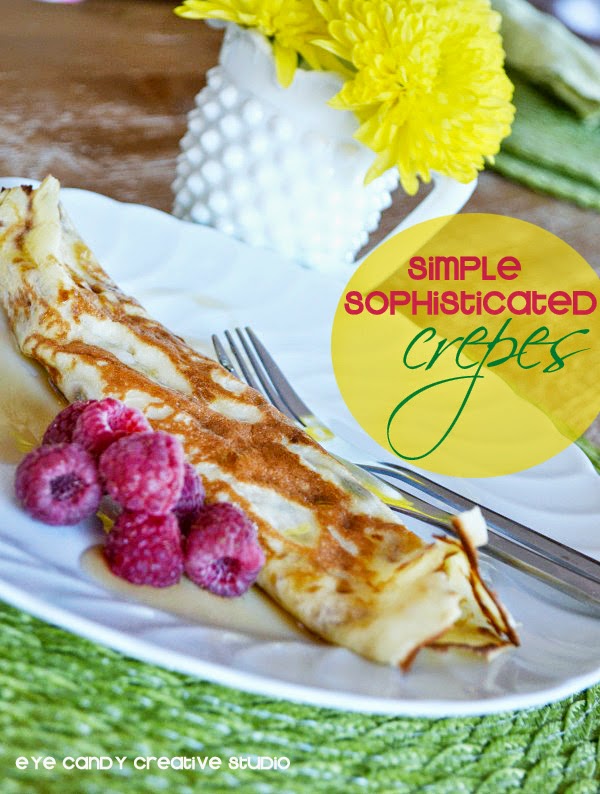 crepe recipe, plated, how to prepare crepes, breakfast food, berries