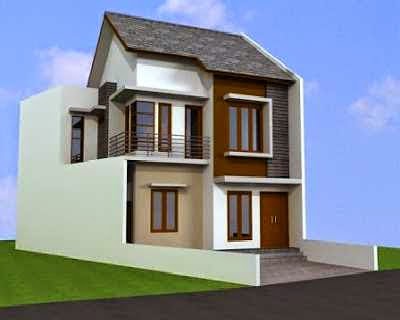 Desain Rumah  Minimalis  2 Lantai Tampak  Depan  Gambar  Foto  Desain Rumah 