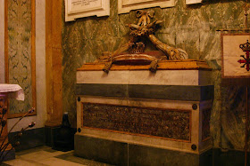 The tomb of Maria Cristina of Savoy in the Basilica of Santa Chiara in Naples