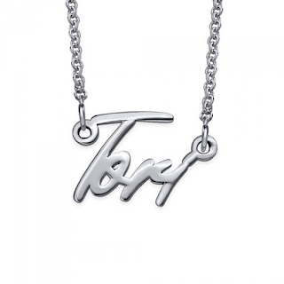 Sterling Silver Personalized Name Necklace