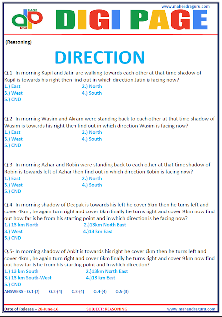 Digi Page- Direction
