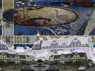 Potatoshop Collage Eureka INN - Art by Greg Vanderlaan aka gvan42