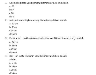  Soal UKK/ UAS Matematika Kelas 8 SMP/ Mts Semester 2/ Genap KTSP