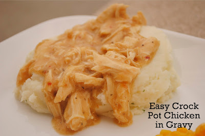 Durfee Family Recipes: Easy Crock Pot Chicken in Gravy