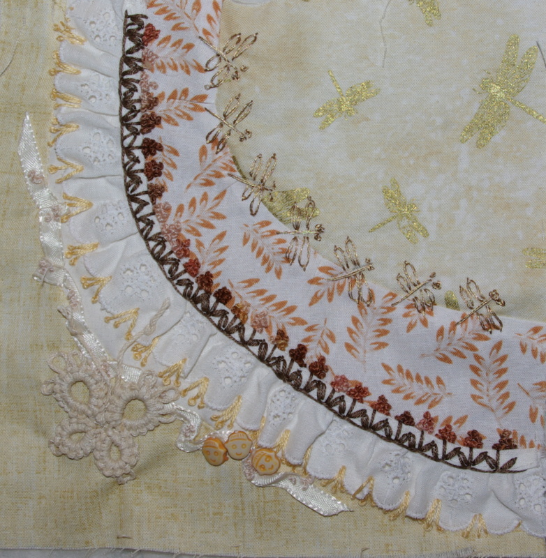 Sane, Crazy, Crumby Quilting 2020 in 2020 Crazy Quilt Block 4