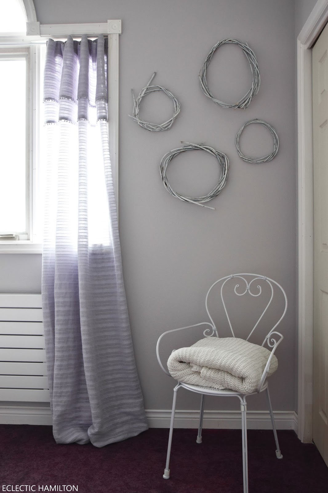 Diy wanddeko: weiÃe weidenkränze eclectic hamilton Farbe dekoration wand