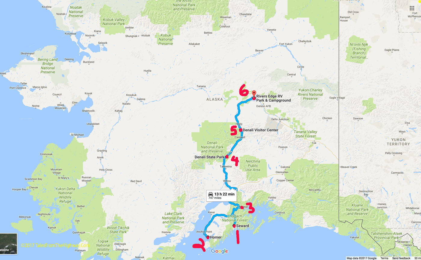 Tales from the Highway Homer Denali Fairbanks