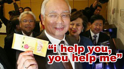 Image result for Najib - lu tolong gua tolong lu