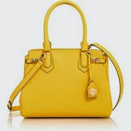 handbag in yellow