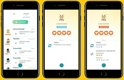 Pokemon Go Friendship Levels Works