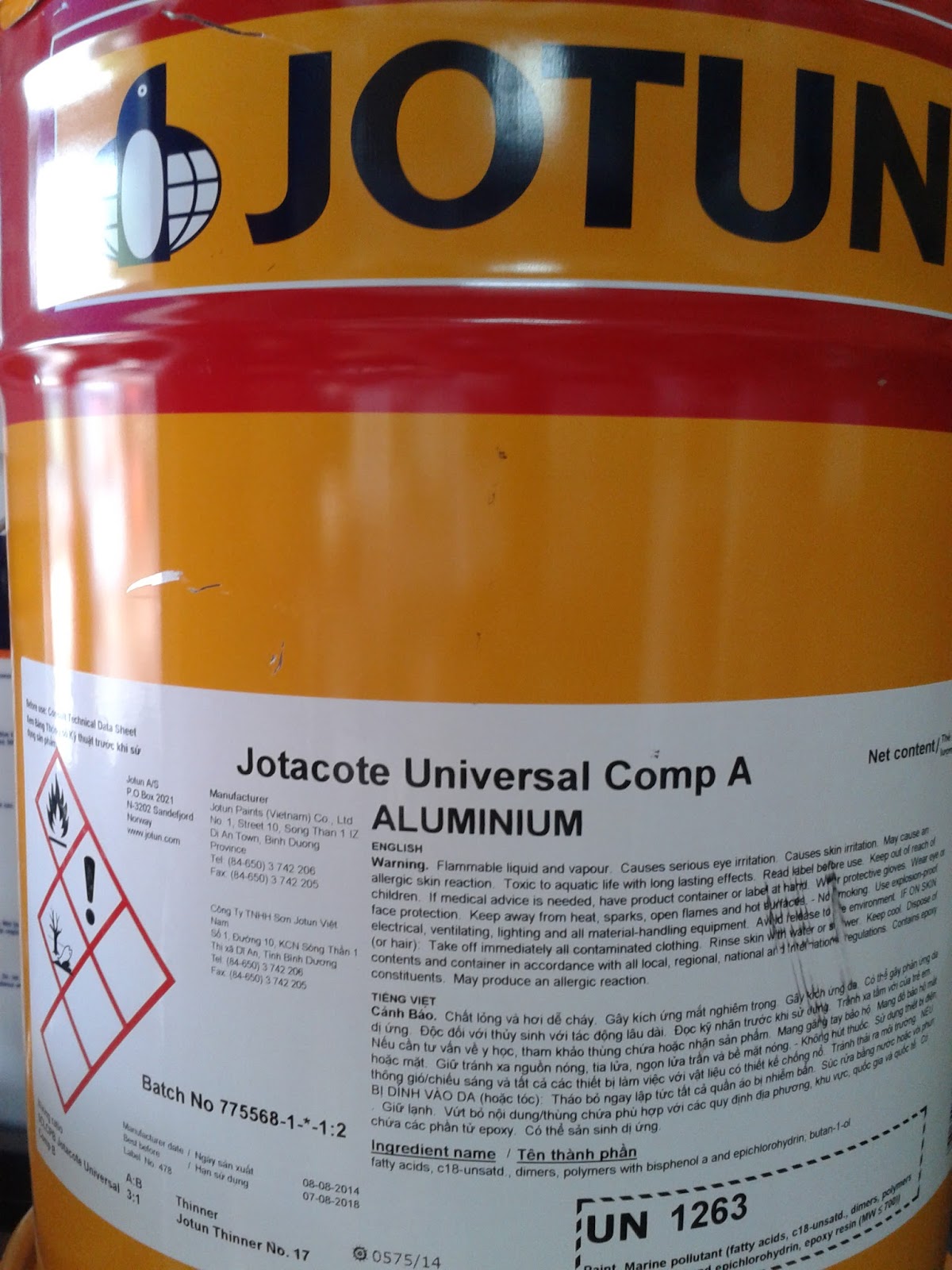 Jotun A/S Jotacote Universal S120 (1 x 320 µm) (one-coat system)