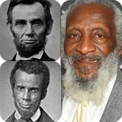 Dick Gregory and Abraham Lincoln looks like Same Soul Reincarnation in Black look alike White Parallels is Reincarnated Dick Gregory and Abraham Lincoln looks like Same Soul Reincarnation in Black look alike White Parallels is Reincarnated