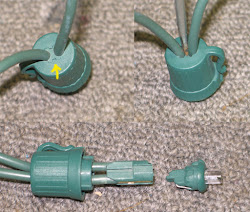 lights led string fixing christmas sockets georgesworkshop socket into measurements 1000 disassembly
