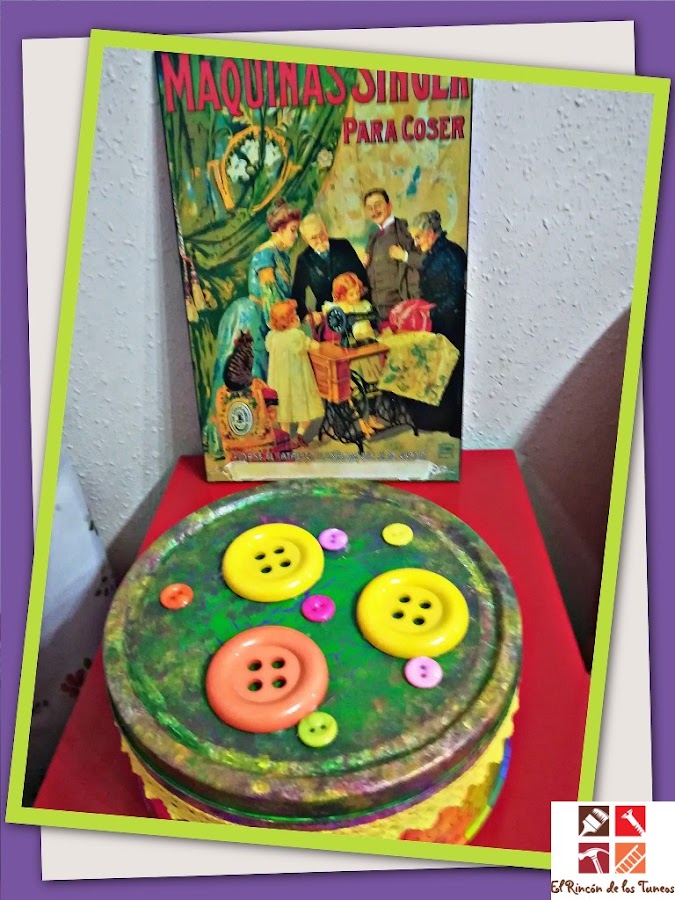 reciclar una lata en costurero