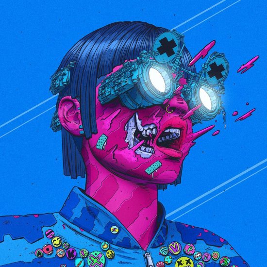 As surreais e psicodélicas ilustrações cyberpunk de Nick Sullo Nick Sullo xsullo instagram arte ilustrações cyberpunk surreais coloridas psicodélicas