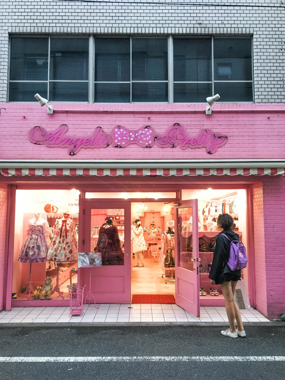 Pink shop front