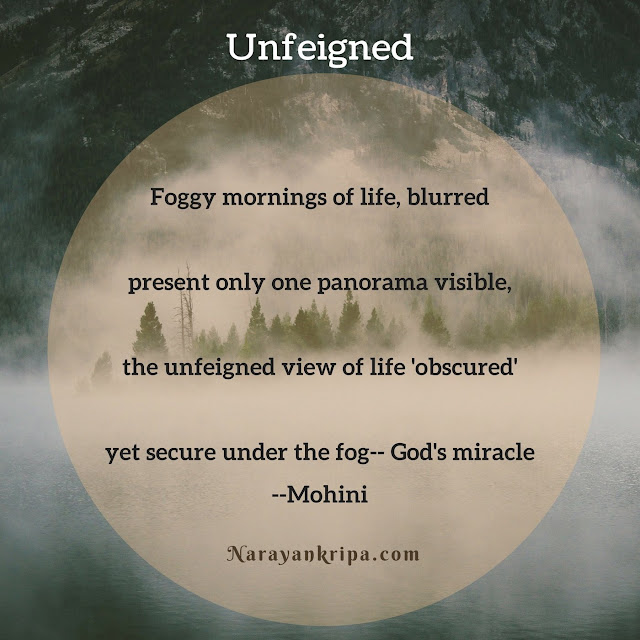 Poster Image for April Poetry Month Day 6 Poem: Unfeigned