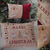 Merry Christmas Pillow and Pincushion