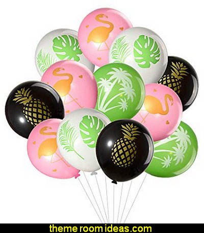 Tropical Party Balloons, Flamingo, Palm Tree, Pineapple, Tropical Leaves Design Latex Balloons for Hawaiian Wedding Birthday Baby Shower Party Favors Tropical party decorations - tropical party ideas - ALOHA Hawaii Luau Party Decorations - Luau Hawaiian Grass Table Skirt raffia Decorations - Hula Hibiscus Tropical Birthday Summer Pool Party Supplies - tiki party pineapple party decorations - beach party - Birthday party photo backdrop - tropical themed cake decorations - beach tiki themed table decorations - party props - summer party Tropical Party Balloons, Flamingo, Palm Tree, Pineapple, Tropical Leaves Design Latex Balloons for Hawaiian Wedding Birthday Baby Shower Party Favors