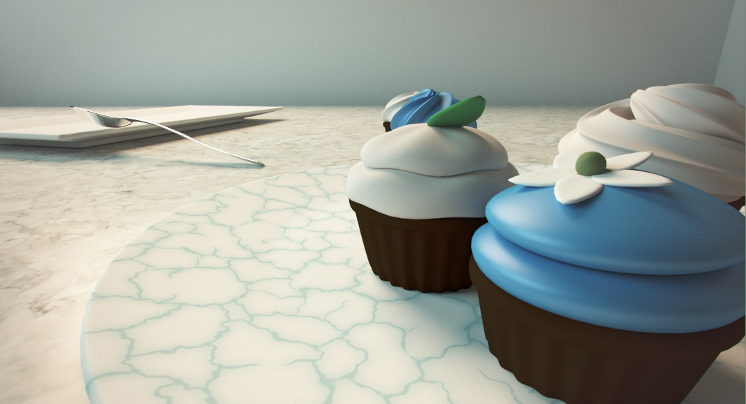 Modeling in Blender Cupcake Scene [ 3D frosting tutorial ] [ cycles ]