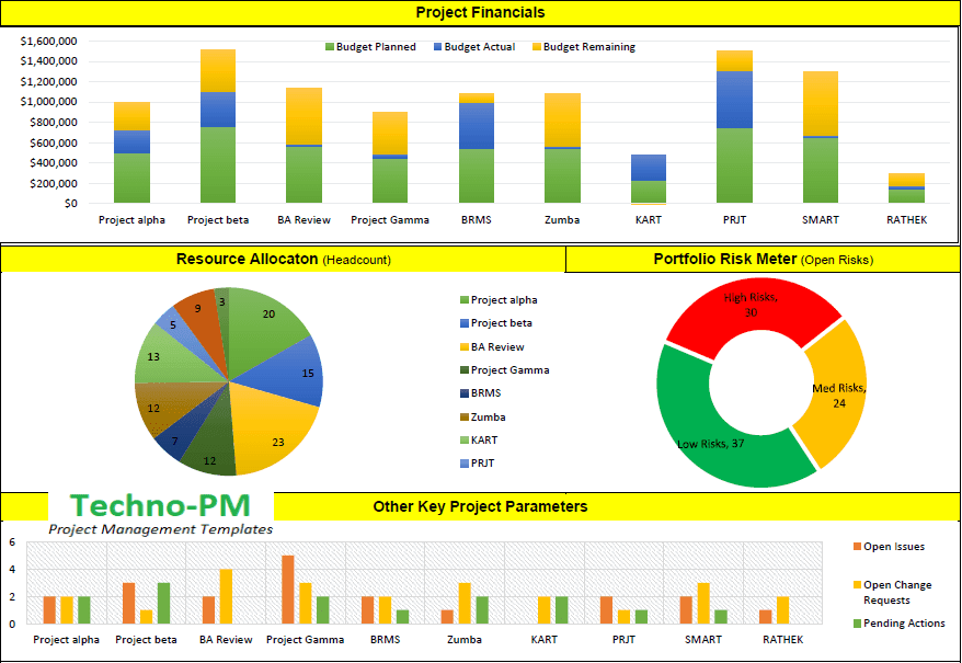 project portfolio board