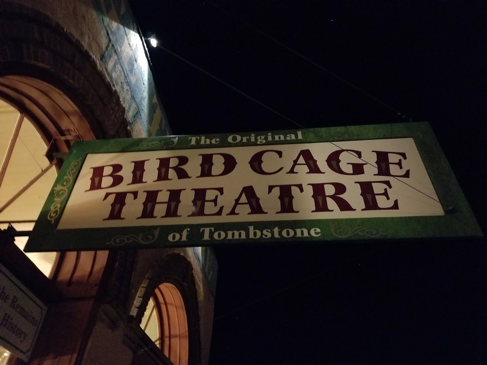Bird Cage Theatre Tour