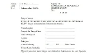 Contoh Surat Resmi Pemberitahuan