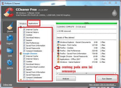 Cara Menghapus File Sampah Komputer/Leptop Menggunakan CCleaner Cara Menghapus File Sampah Komputer/Leptop Menggunakan CCleaner