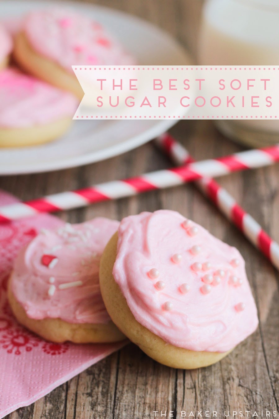 These thick and soft sugar cookies are way better than store-bought, and so easy to make!