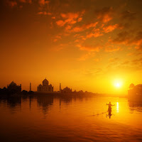 Taj Mahal Sunset Inspired in India | Taj Mahal Sunset