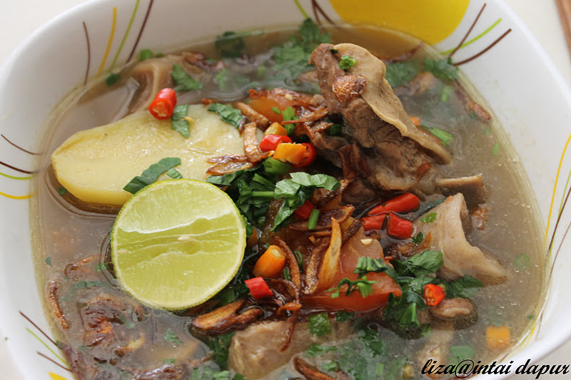 INTAI DAPUR Sup Tulang Pedas Masam..terangkat bebbb