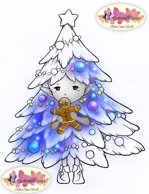 Christmas Tree Sprite Colored