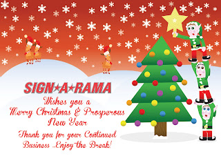 The Designed Mind: Rather late Christmas wishes&hellip; from Signarama