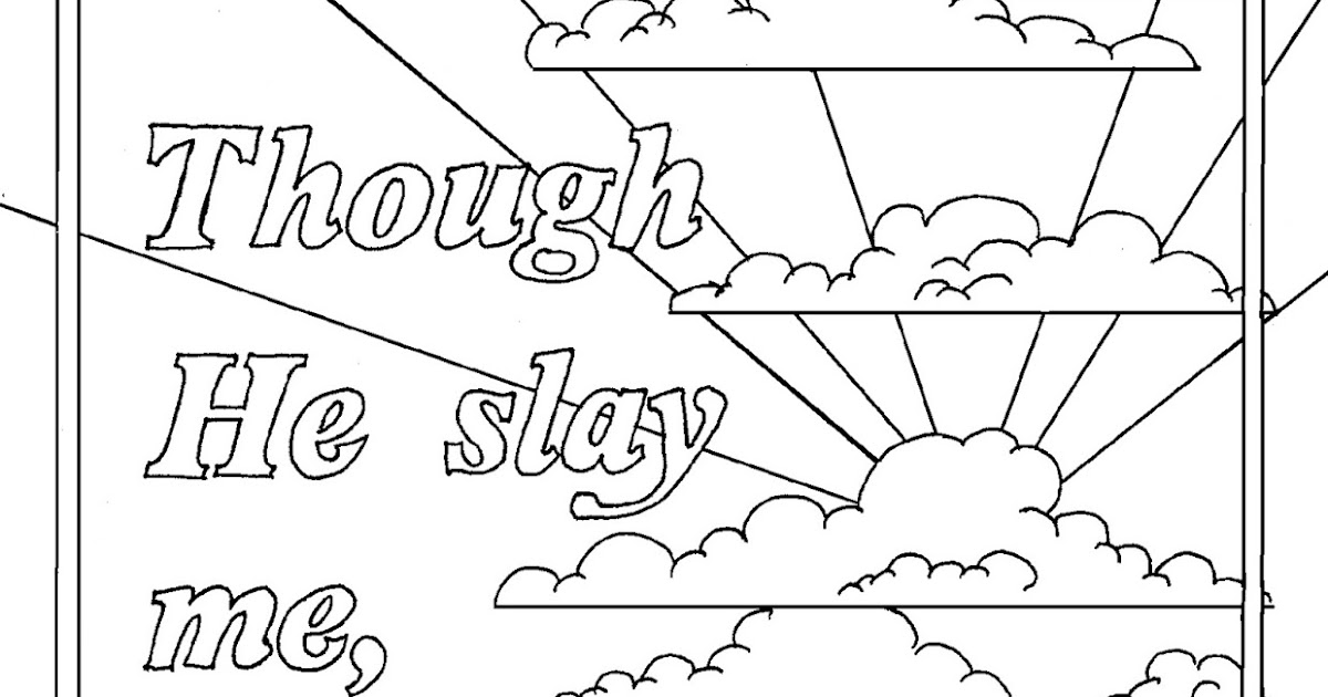Job Bible Coloring Pages Coloring Pages