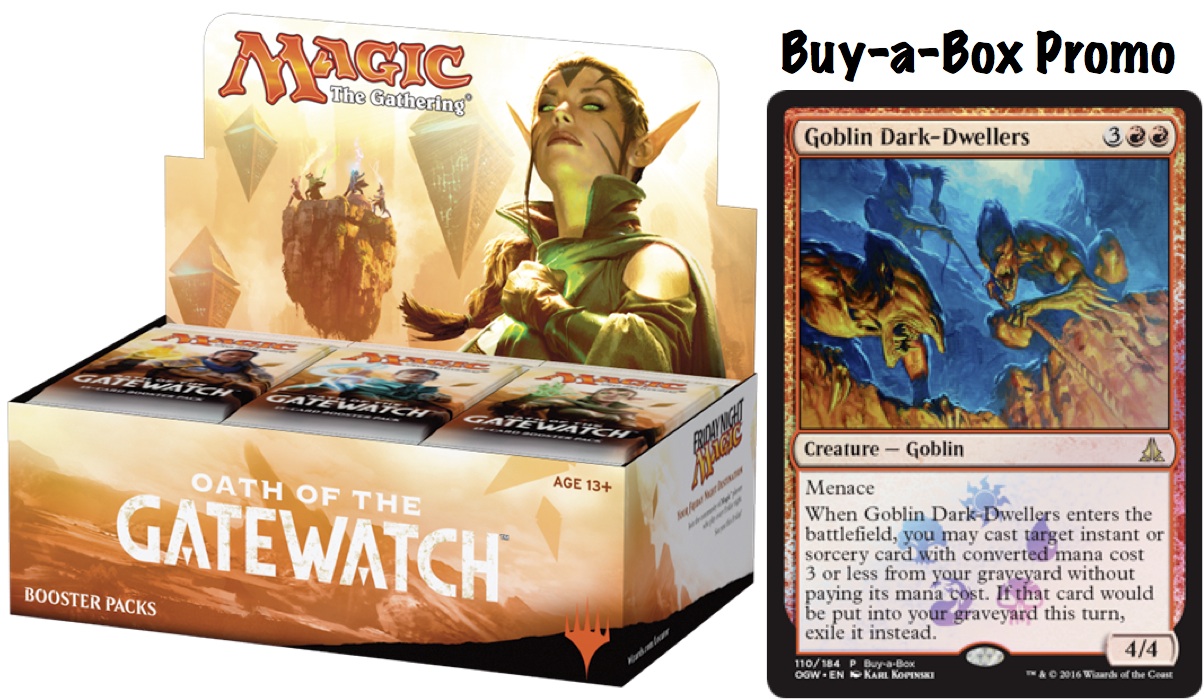 MTG Magic the Gathering Oath Gatewatch Promo FOIL Goblin Dark-Dwellers *MINT