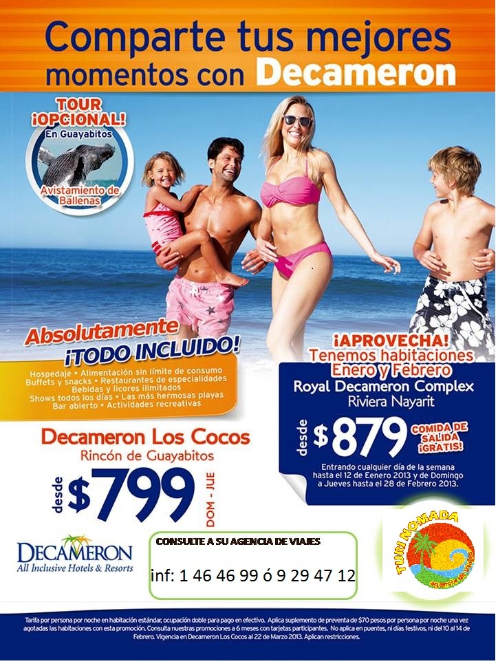 VIAJES TURINOMADA ROYAL DECAMERON TE OFRECE EL AVISTAMIENTO DE BALLENAS