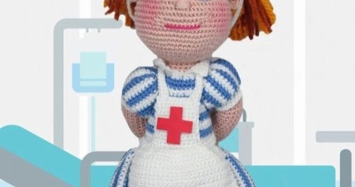 free crochet nurse doll pattern