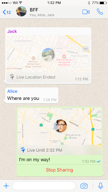 Cara Mudah Mengetahui Lokasi Orang Lain di WhatsApp
